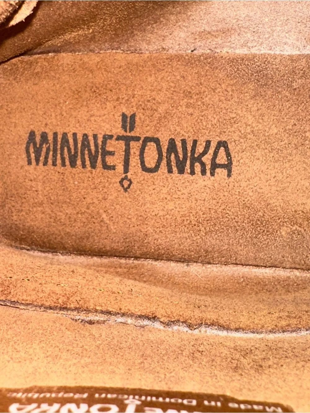 Minnetonka Women's Brown Suede Fringe Ankle Moccasin Booties Boho Festival  10